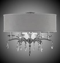 American Brass & Crystal FM5623-G-32G-36G-ST-GL - Six Light Flush Mount